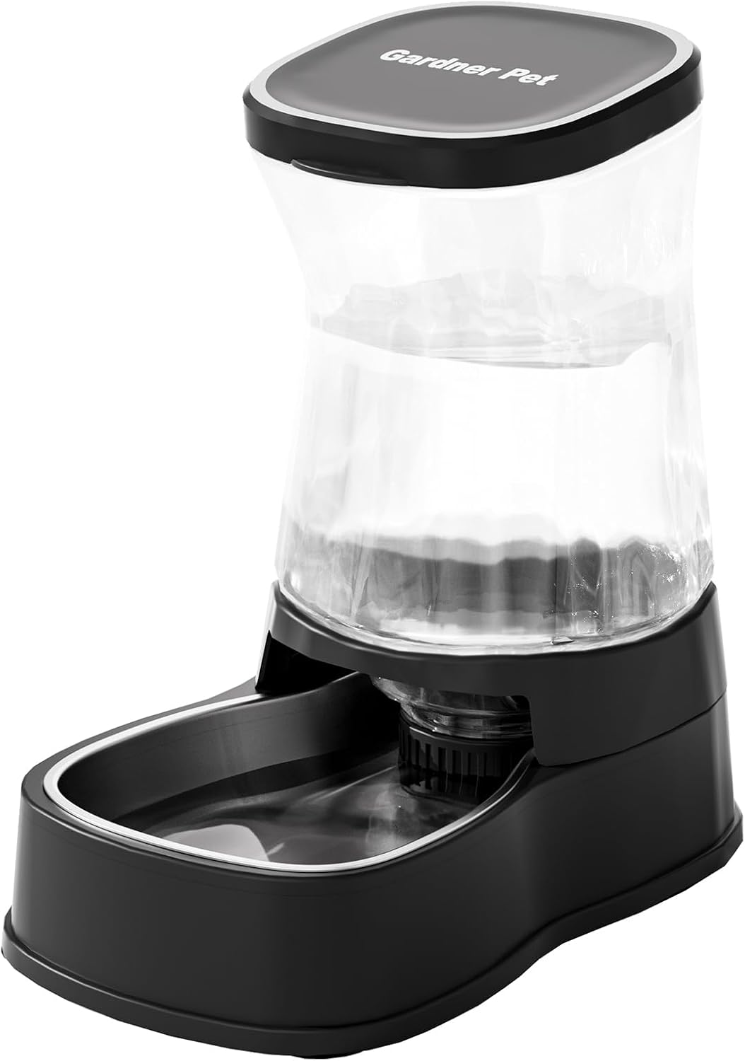 Gardner Pet Automatic Dog Water Dispenser Gravity Stainless Steel Water Waterer Feeder, 100% BPA-Free Large Capacity Water Feeding Bowls for Medium & Large-Sized Dogs Cats Other Pets -(1 Gallon)
