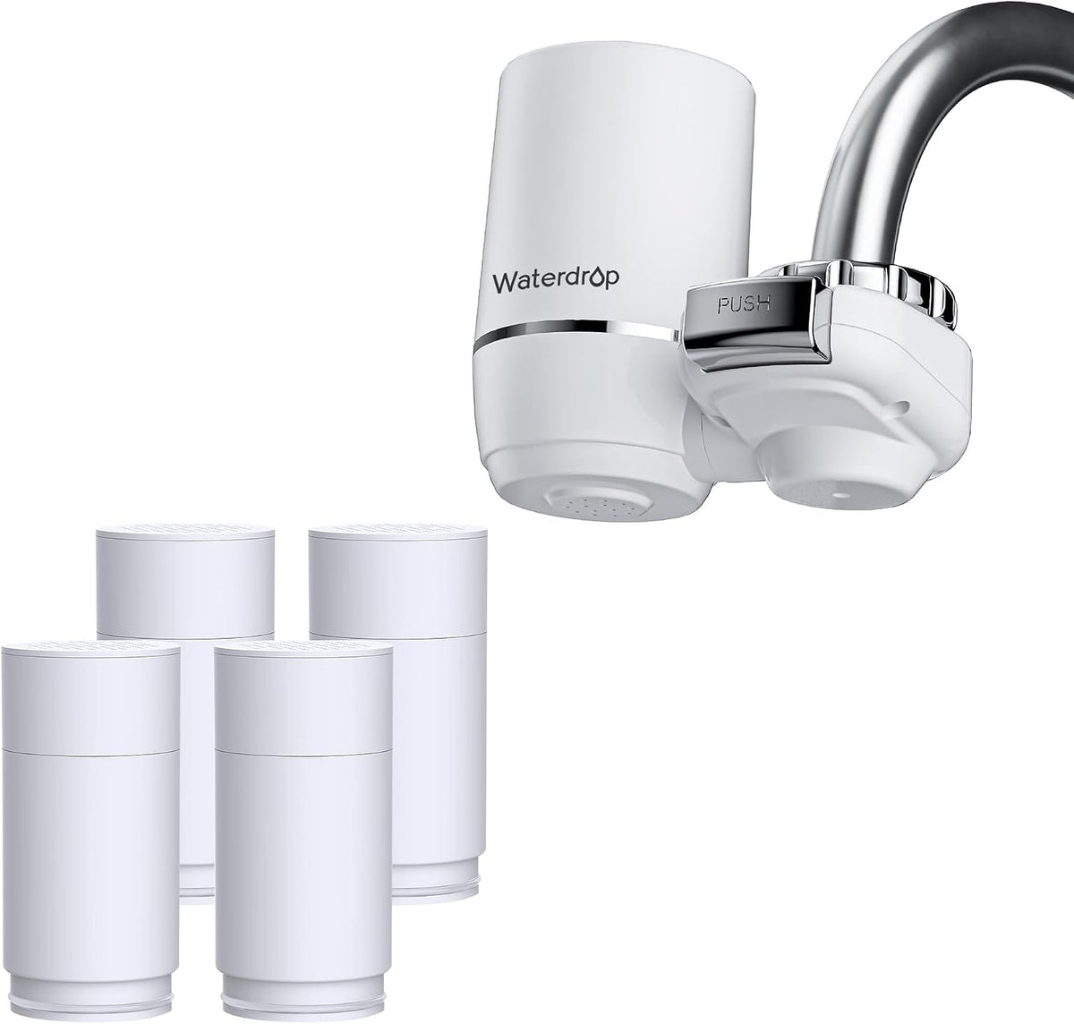 Waterdrop FC-01 Water Filter for Sink Faucet, 320 Gallons