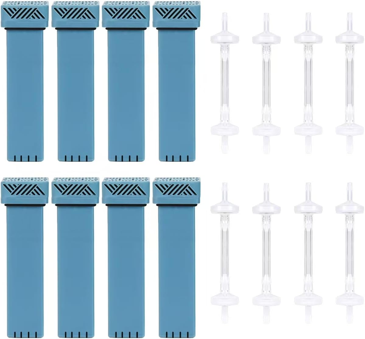 (8PCS) Replacement Filter Cartridge & Check Valve Maintenance Kit for Air Equipment