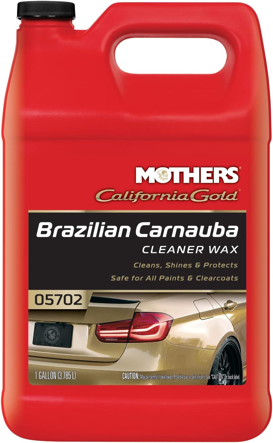 Mothers California Gold Brazilian Carnauba Cleaner Wax, 12 oz. Paste, 05500