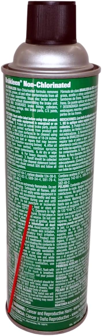 CRC Brakleen 05050 Brake Parts Cleaner - 50 State Formula with PowerJet Technology
