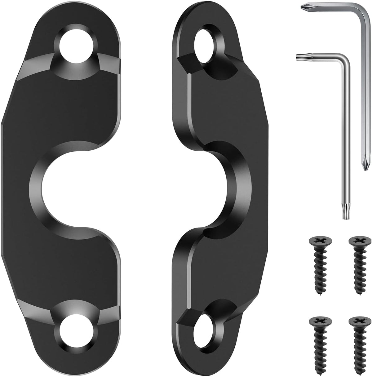Upgraded Aluminum Alloy Sun Visor Repair Kit for Jeep, Veharvim Heavy Duty Sun Visor Clip Compatible with Jeep Wrangler JK 2018/ JL/Wrangler 2018-2023/ Gladiator 2020-2023
