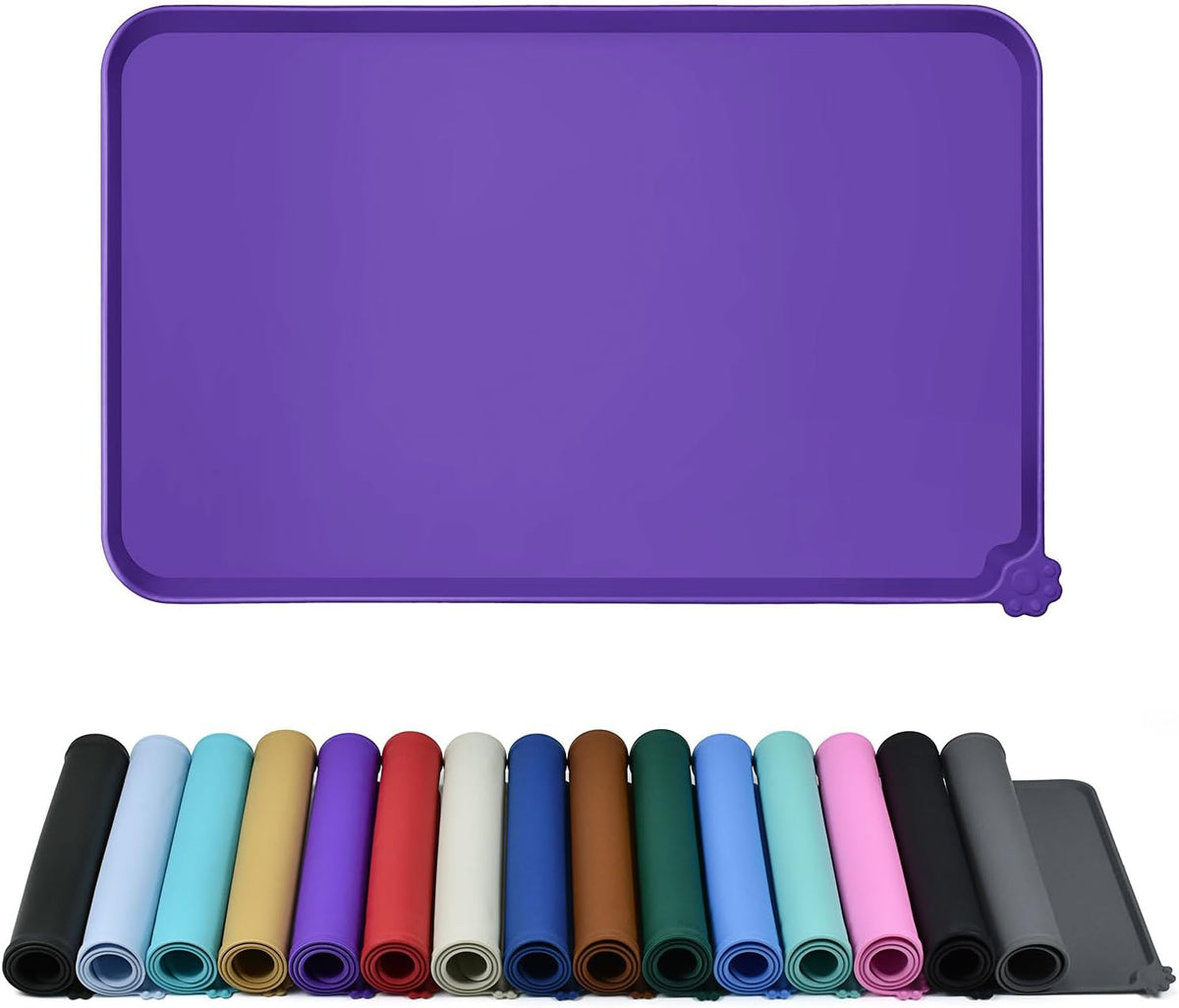 Reopet Silicone Pet Feeding Mat - Waterproof & Non-Slip Dog Cat Placemat