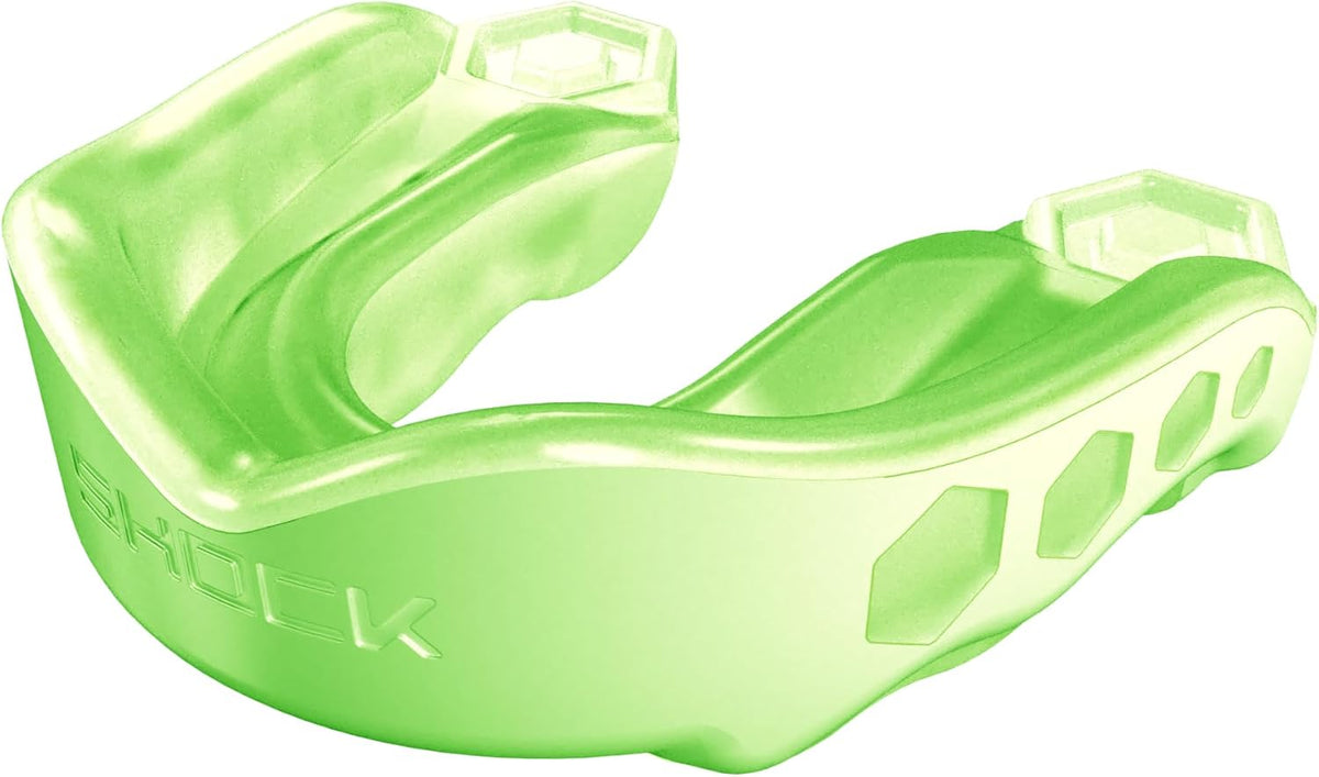 Shock Doctor Mouth Guard Sports, Hockey, Lacrosse, Baseball, Wrestling Moutguard, Gel Max Heavy Duty Protection & Custom Fit, Football Mouth Guard with Strap, Adult & Youth Mouthguard