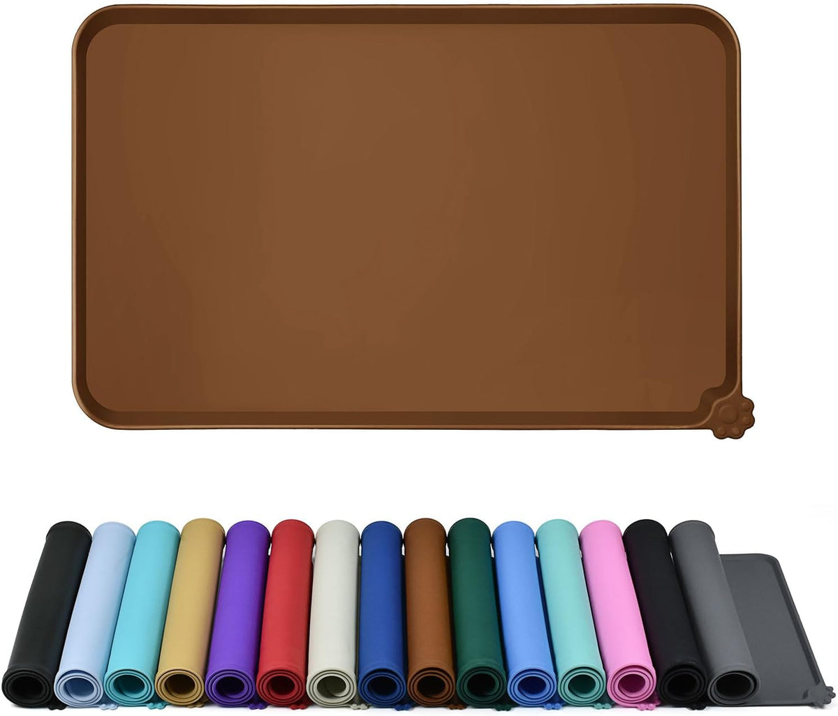 Reopet Silicone Pet Feeding Mat - Waterproof & Non-Slip Dog Cat Placemat