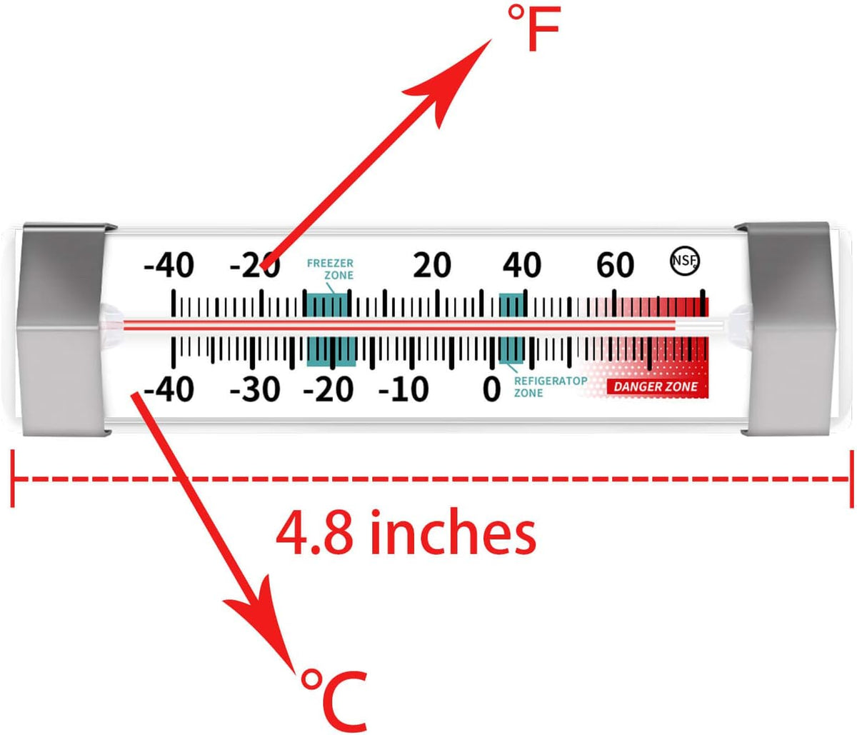 Fridge Refrigerator Freezer Thermometer (3pack)