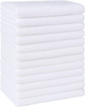 HOMEXCEL Baby Washcloths 24 Pack Microfiber Coral Fleece Soft Wash Cloths