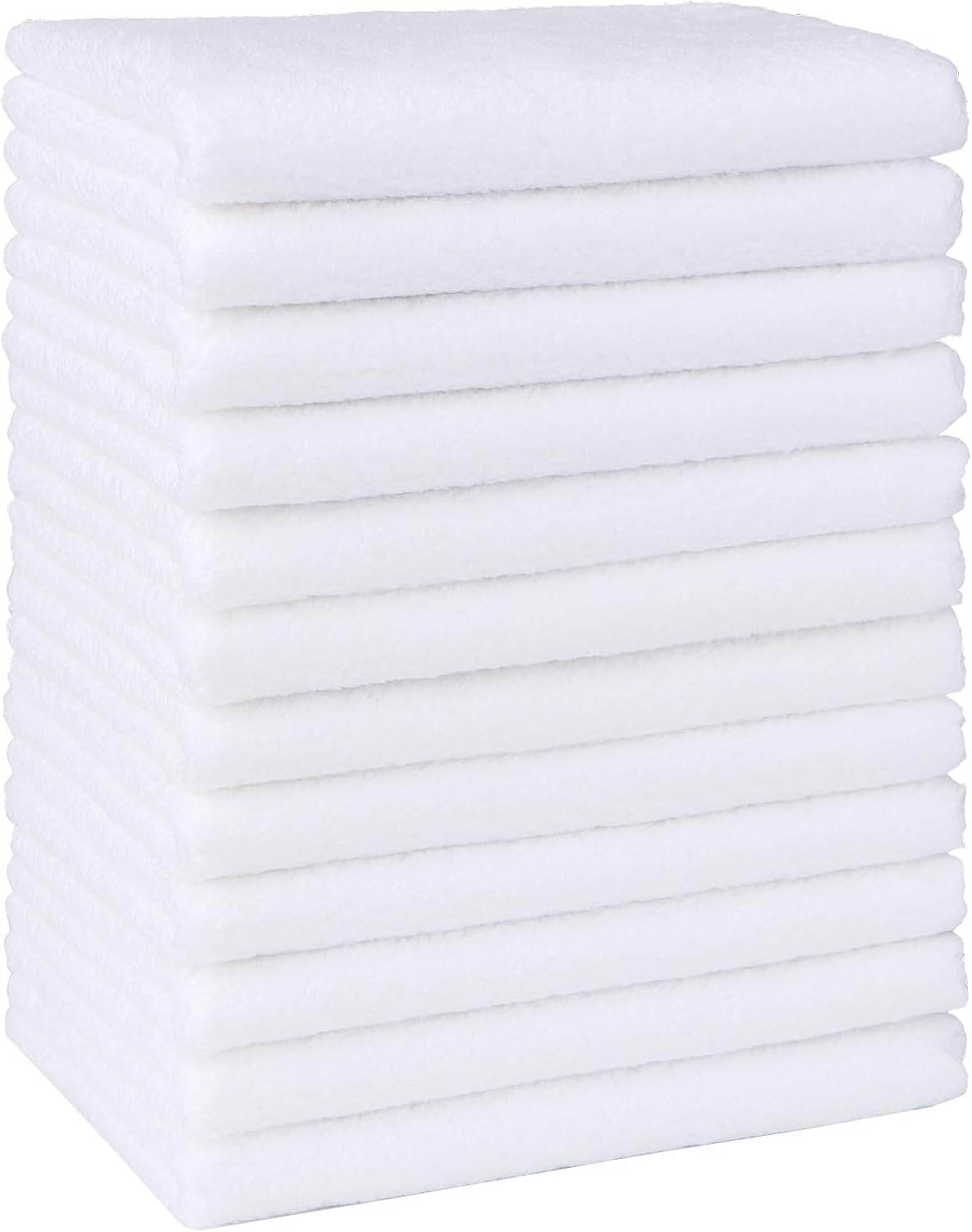 HOMEXCEL Baby Washcloths 24 Pack Microfiber Coral Fleece Soft Wash Cloths