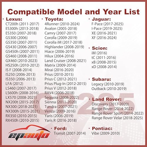 EPAuto CP285 (CF10285) Premium Cabin Air Filter includes Activated Carbon