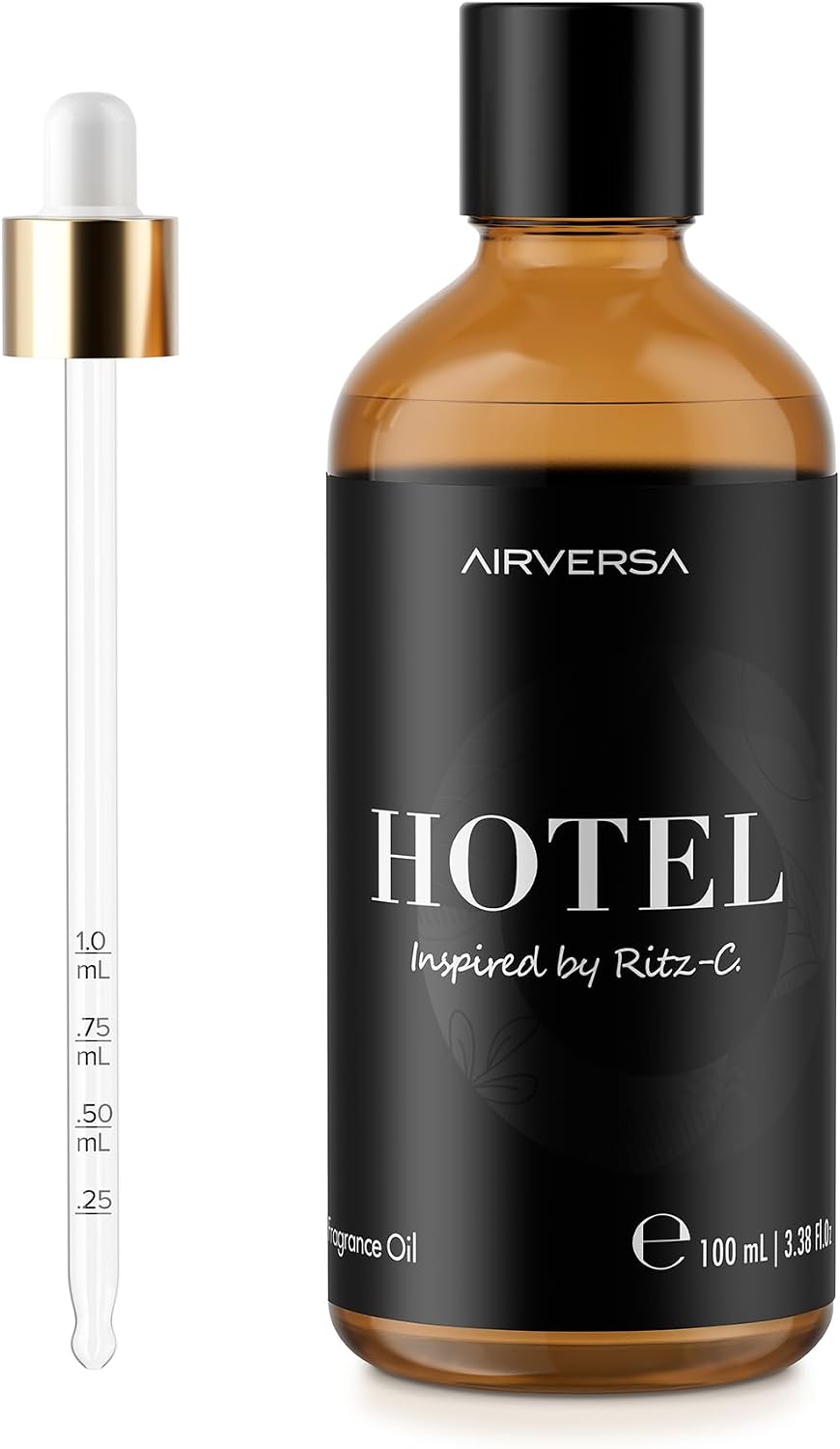 Airversa Fragrane Oil for Diffusers, Inspired by Ritz-C. 3.38 Fl Oz|100 mL