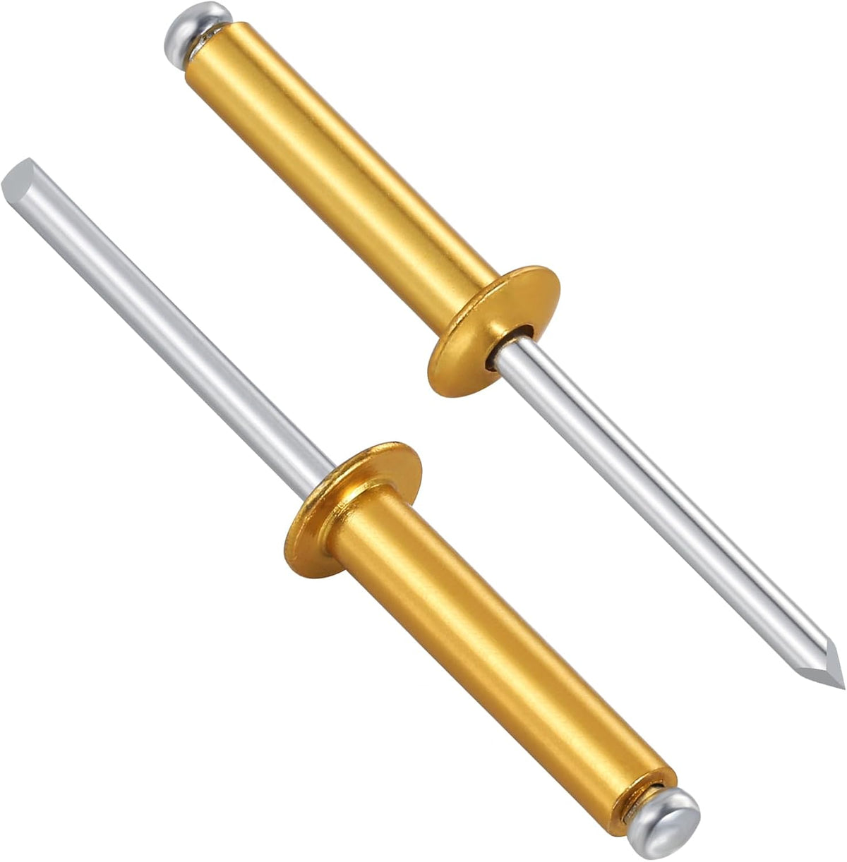 Wensilon (250Pcs) 3/16"x1/2" Aluminum blind pro Rivets,Aluminum Grip and Steel Mandrel