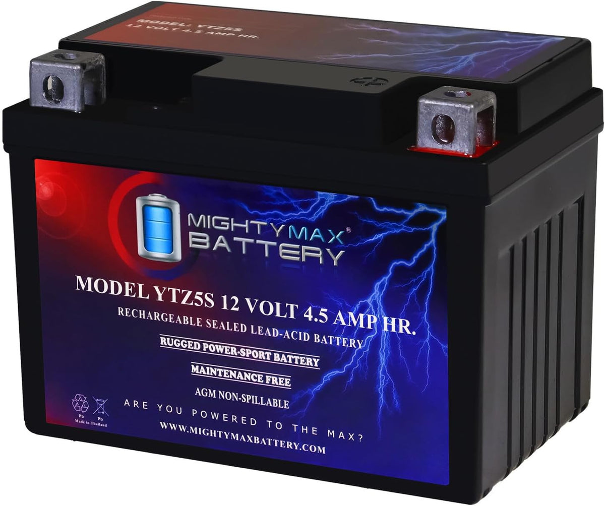 Mighty Max Battery YTZ14S -12 Volt 11.2 AH, 230 CCA, Rechargeable Maintenance Free SLA AGM Motorcycle Battery