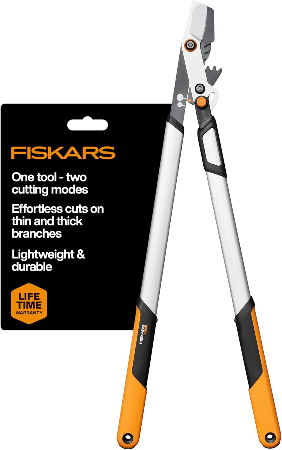 Fiskars 28” Garden Bypass Loppers, Tree Trimmer with 1.5" Cut Capacity