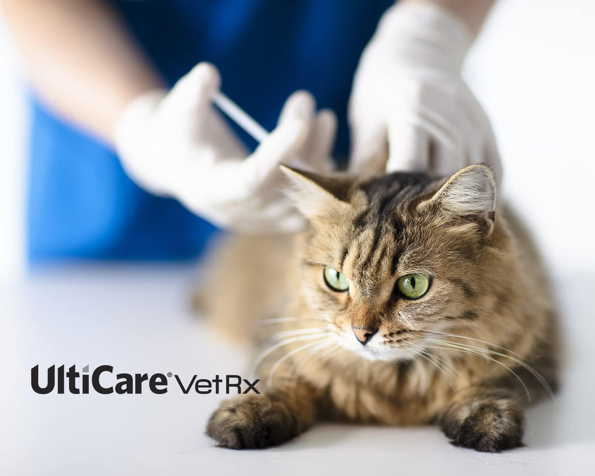 UltiCare VetRx U-40 Pet Insulin Syringes, 3/10cc, 29G x 1/2", 100 Ct