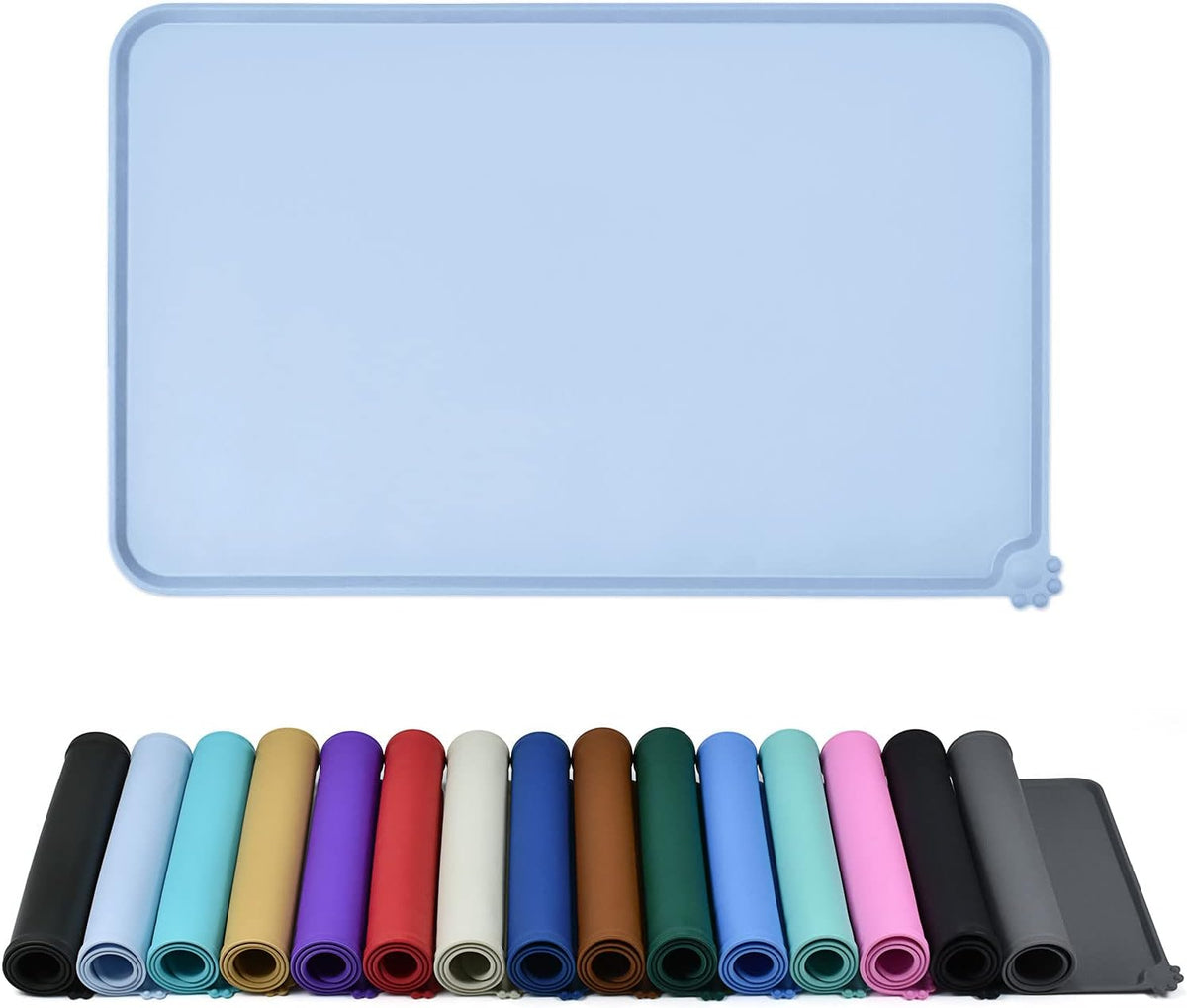 Reopet Silicone Pet Feeding Mat - Waterproof & Non-Slip Dog Cat Placemat
