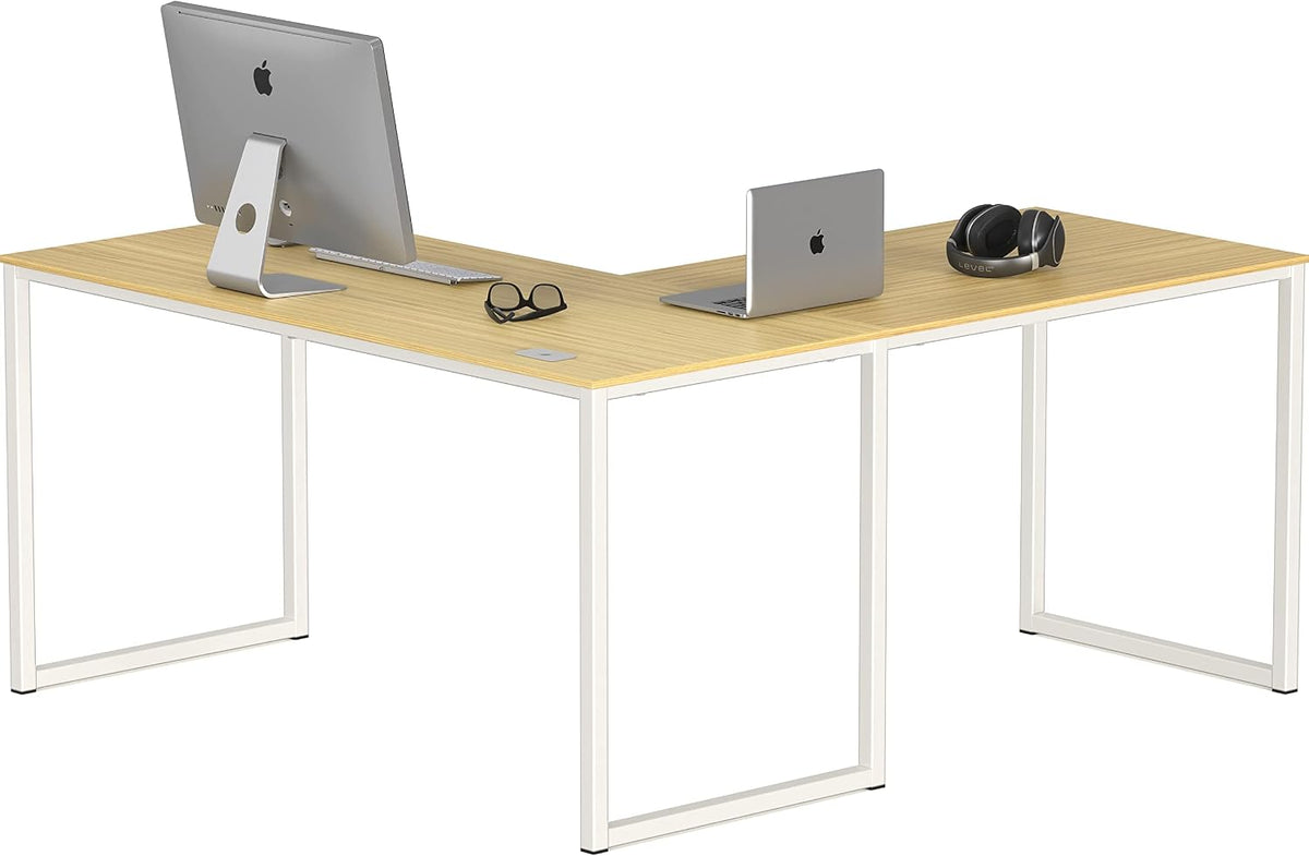 SHW Mission 40-Inch Home Office Computer Desk, Black