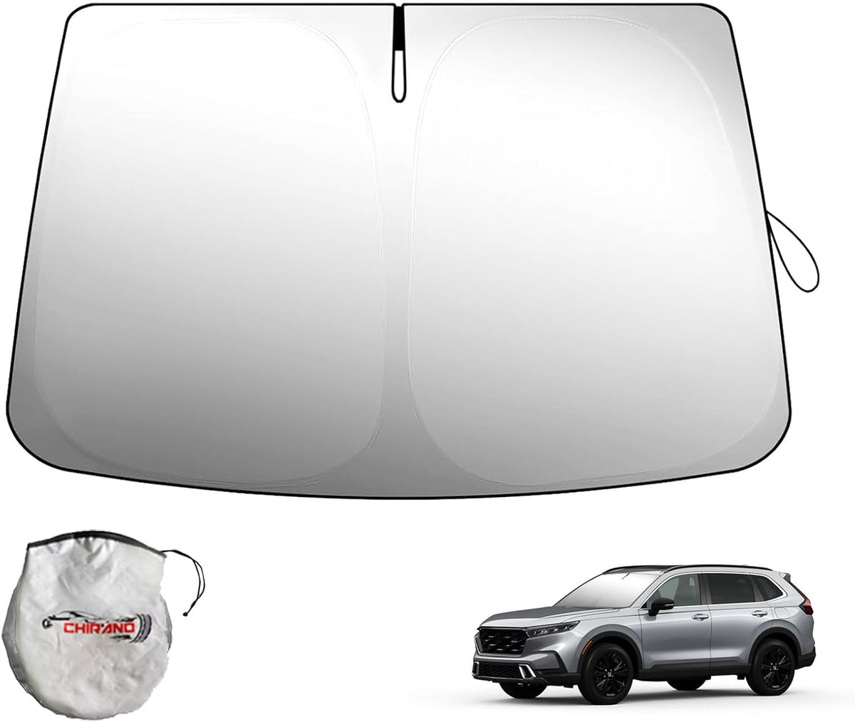 Upgraded Sunshade, Improved UV Protection Fabric, Foldable Front Sun Shade, Custom Accessories for Tesla Model 3/Y/Y Juniper 2016 to 2026