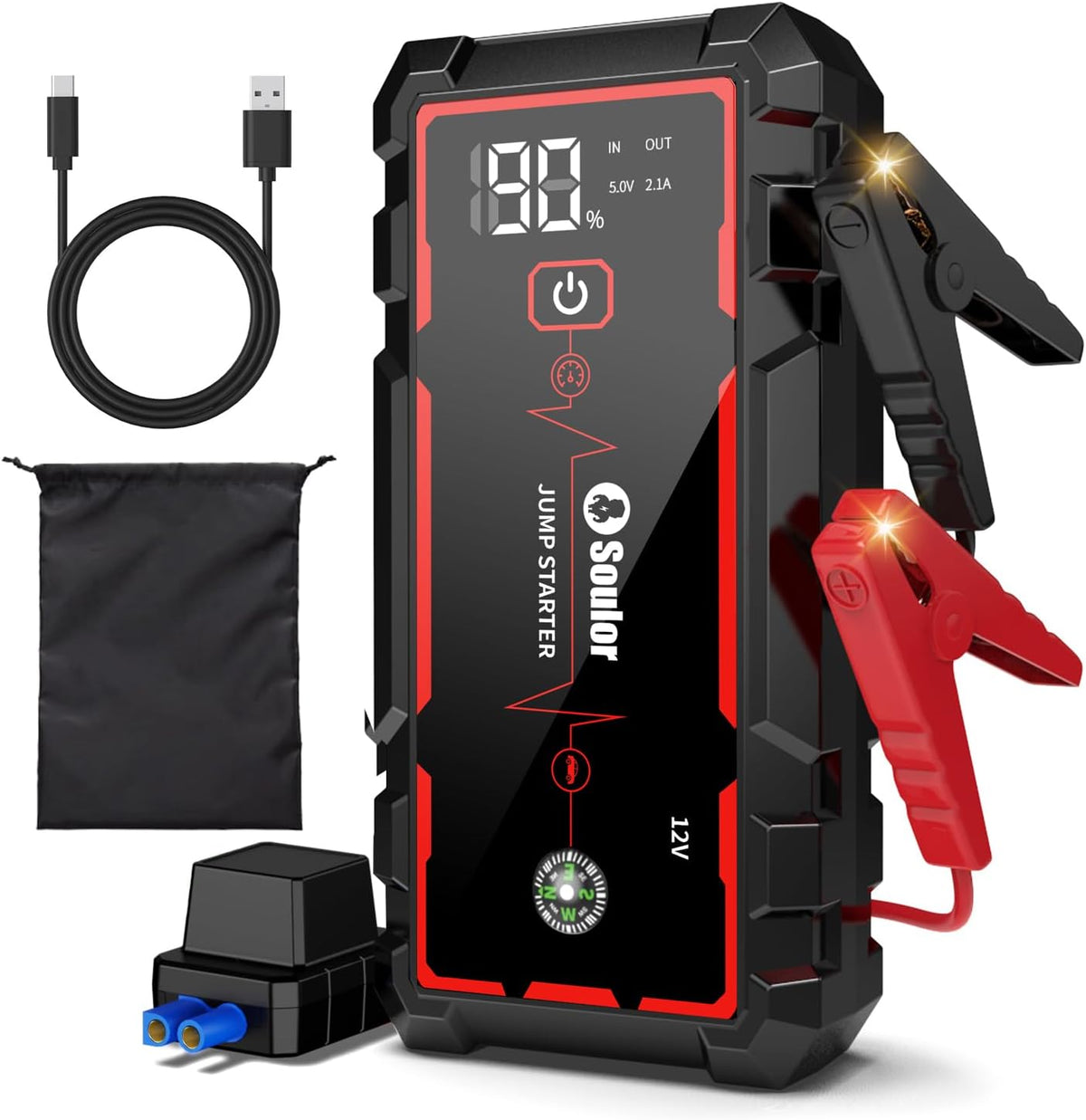 Jump Starter Battery Jumper Starter Portable Car Battery Jump Starter 5000A