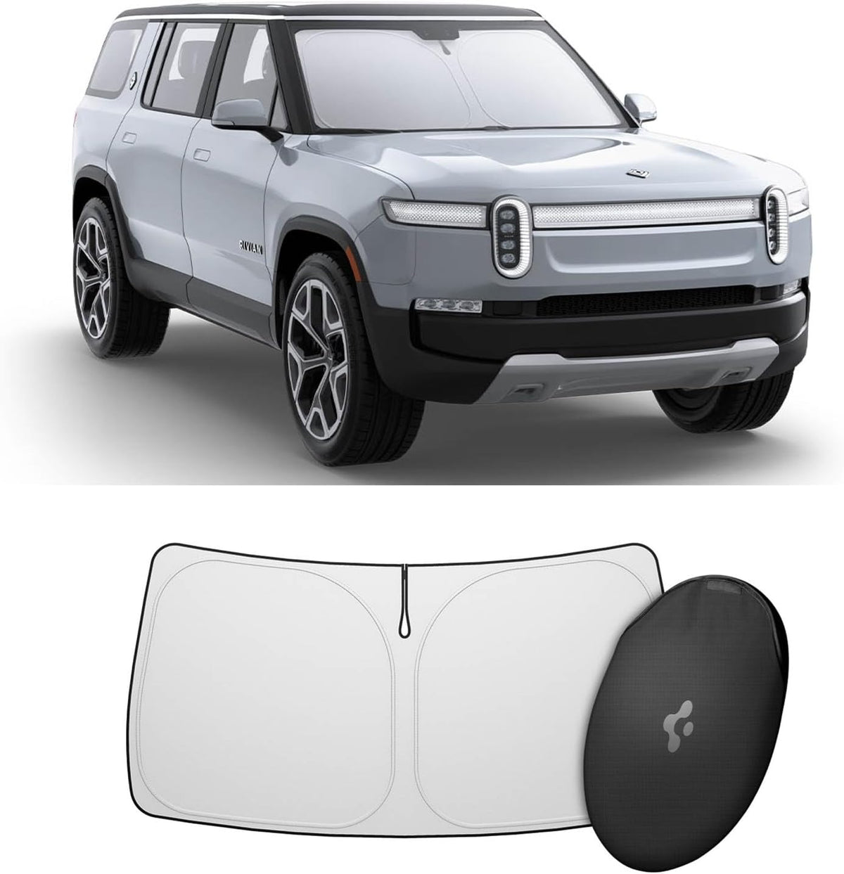 Spigen ZeroGap Windshield Sunshade for All Tesla Model Y & 3