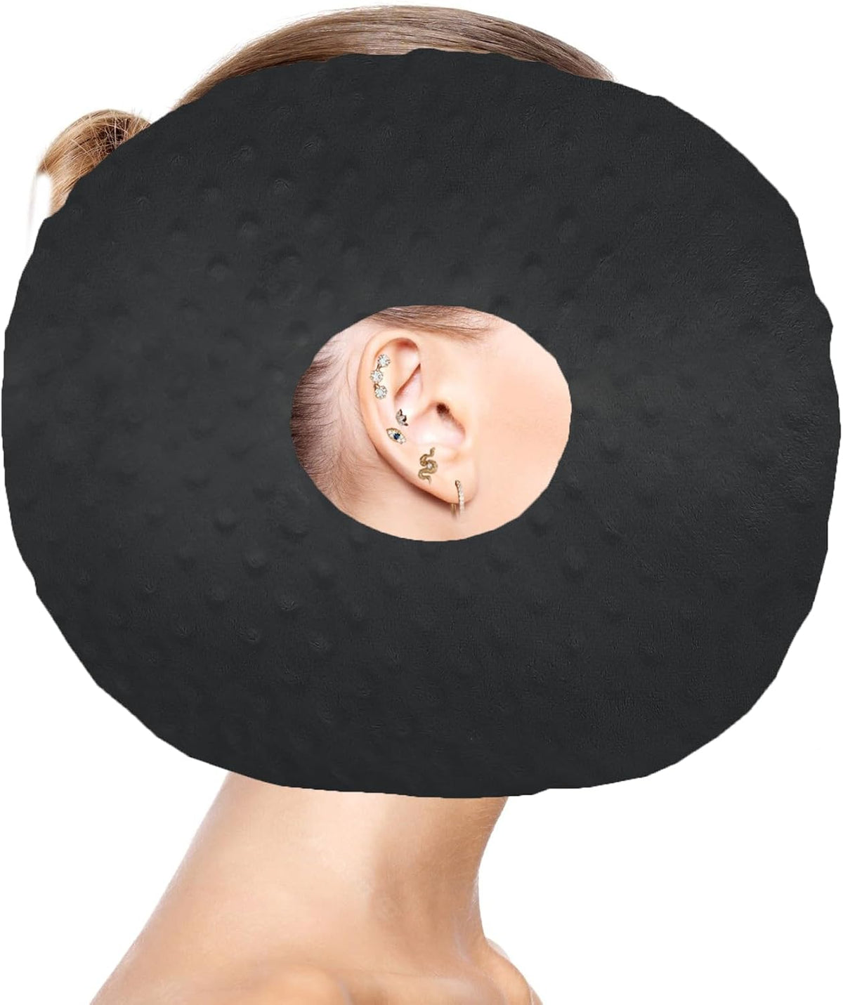 Ear Piercing Pillow for Side Sleepers with Ear Hole