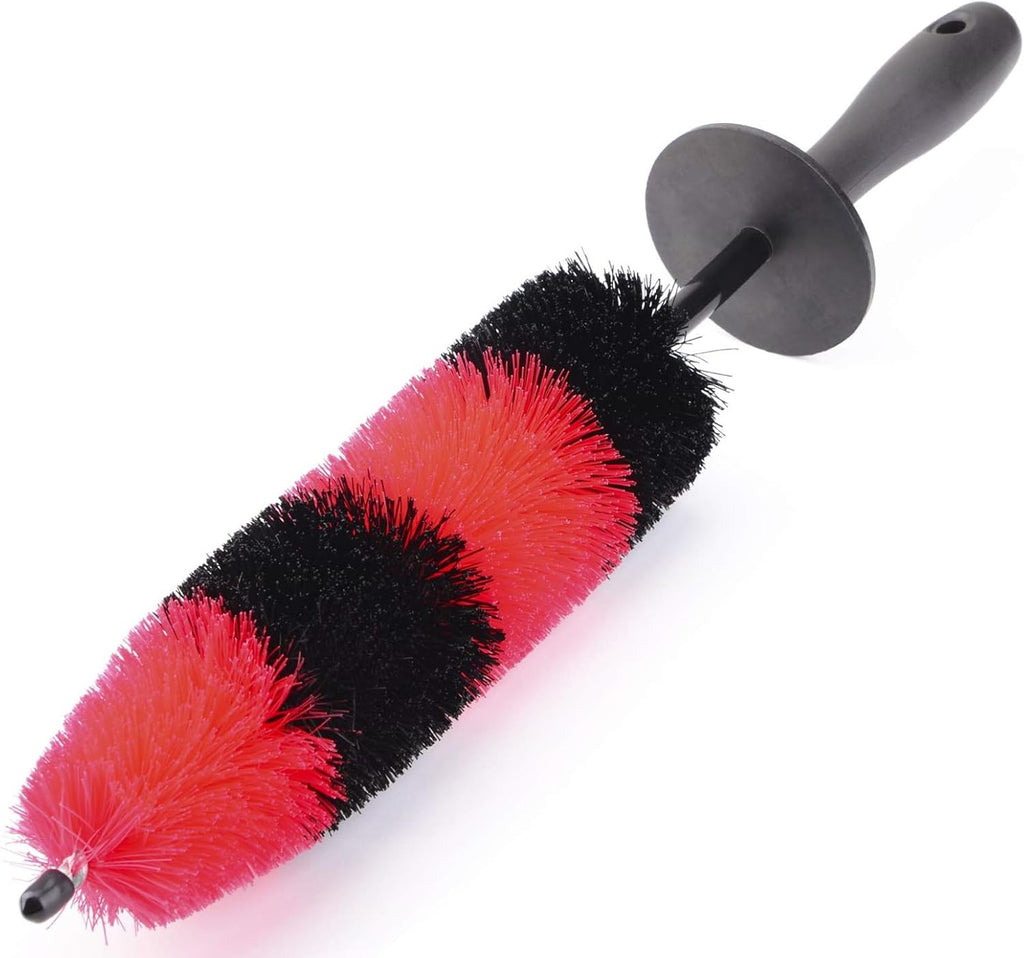 Fitosy Wheel Rim Brush, Soft Bristle Long Car Tire Washing Tool
