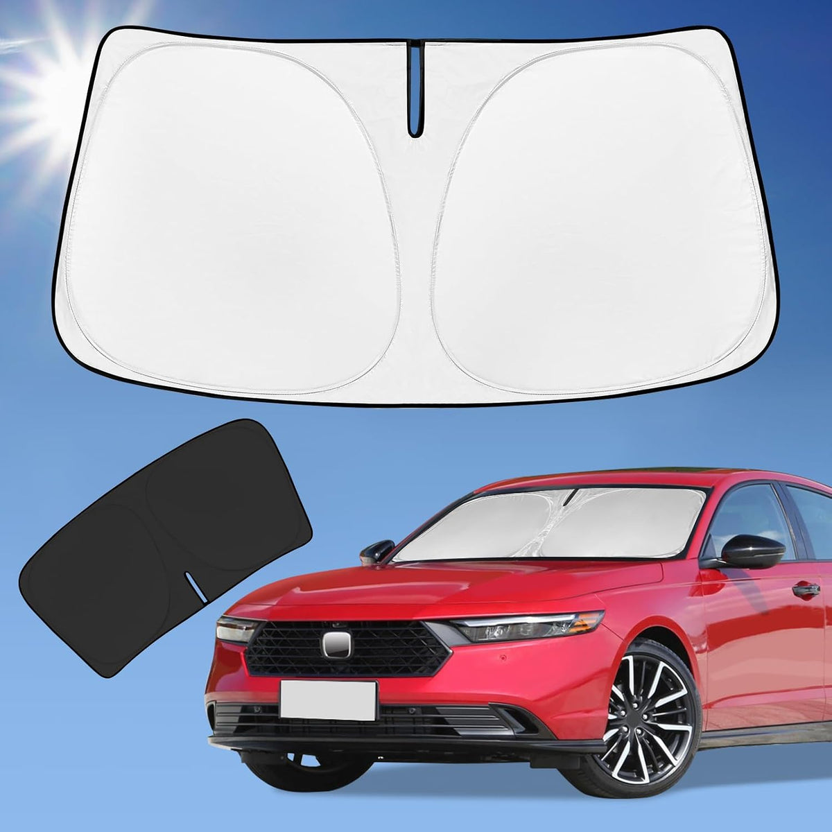for Toyota Tacoma 2016-2024 2025 2026 Sun Shade Sunshade Windshield Cover