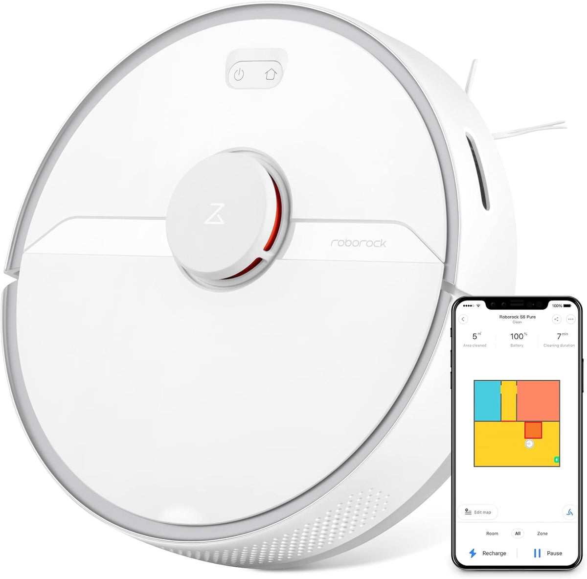 roborock Q10 S5+ Robot Vacuum and Mop, 10,000Pa Suction