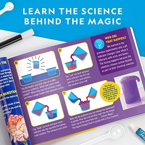 National Geographic Magic Chemistry Set with 10 Tricks for Kids Ages 8-12
