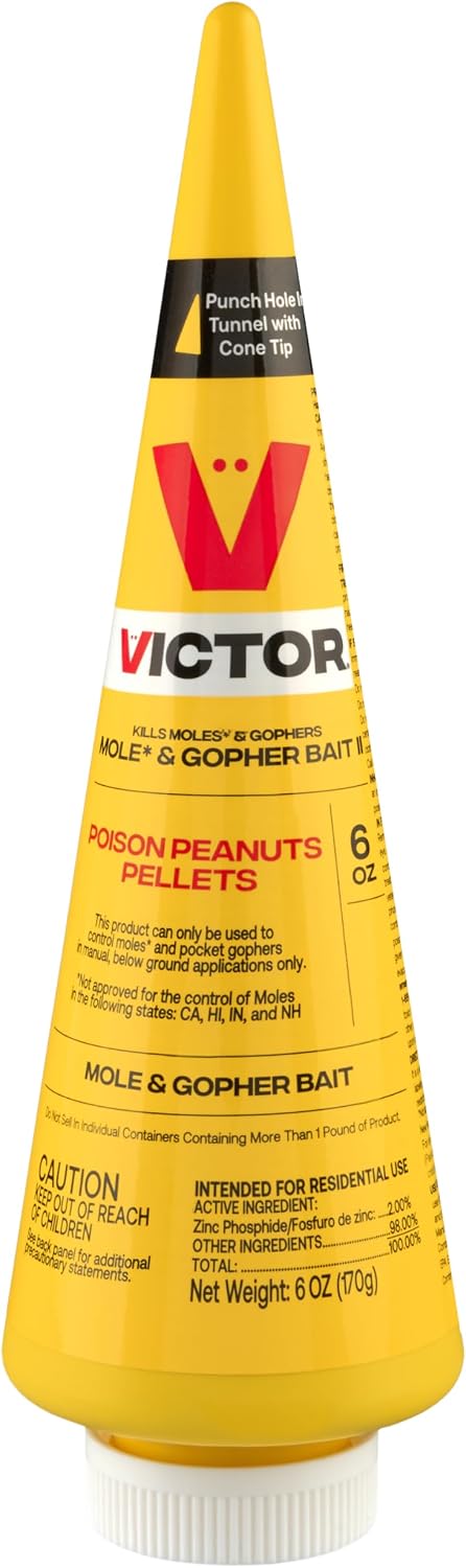 Victor Outdoor Mole & Gopher Poison Peanuts 4-Pack