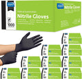 Inspire Black Nitrile Gloves | THE ORIGINAL Quality Black Gloves Disposable Latex Free | 4.5 Medical examination