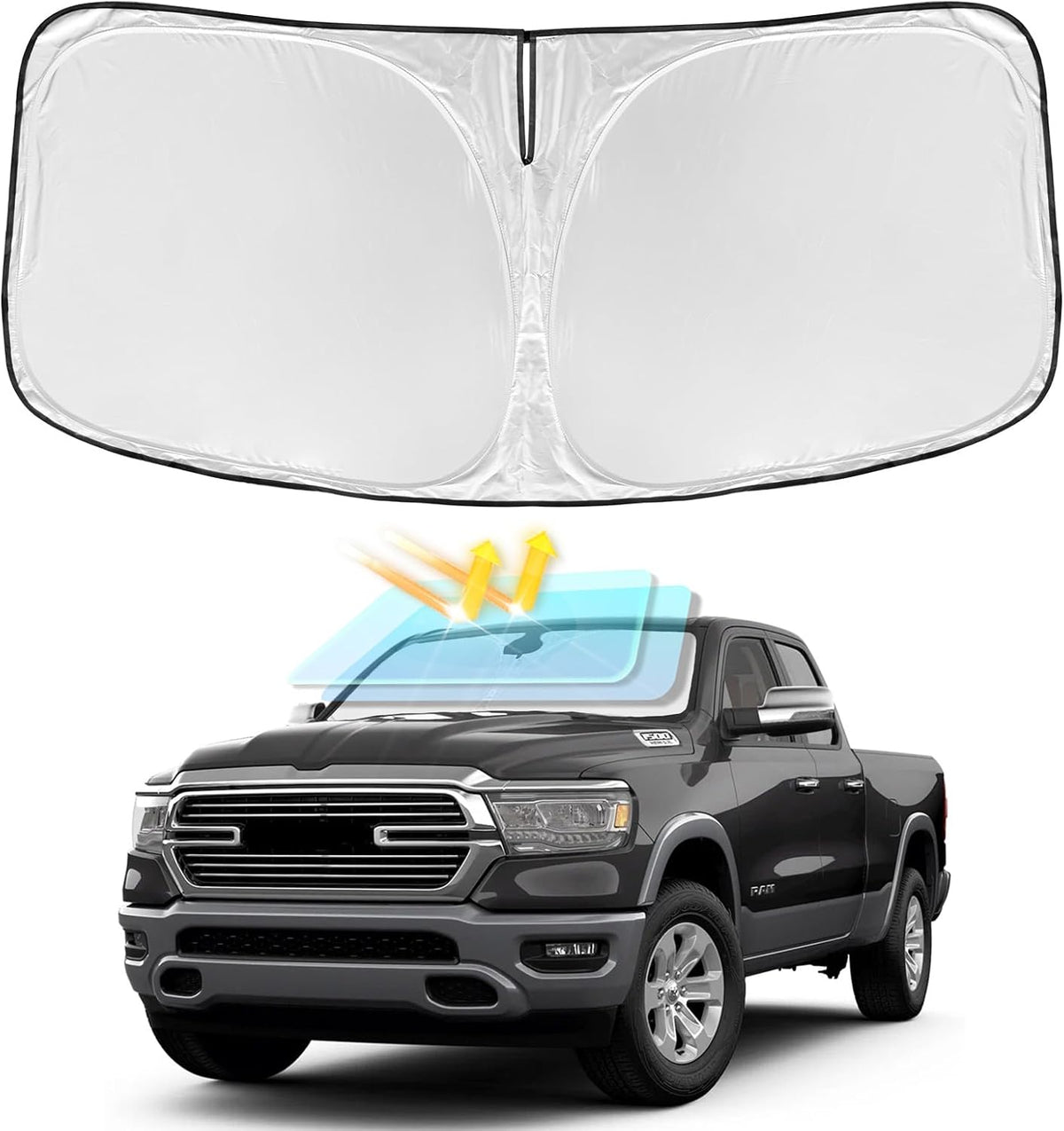 for Toyota Tacoma 2016-2024 2025 2026 Sun Shade Sunshade Windshield Cover