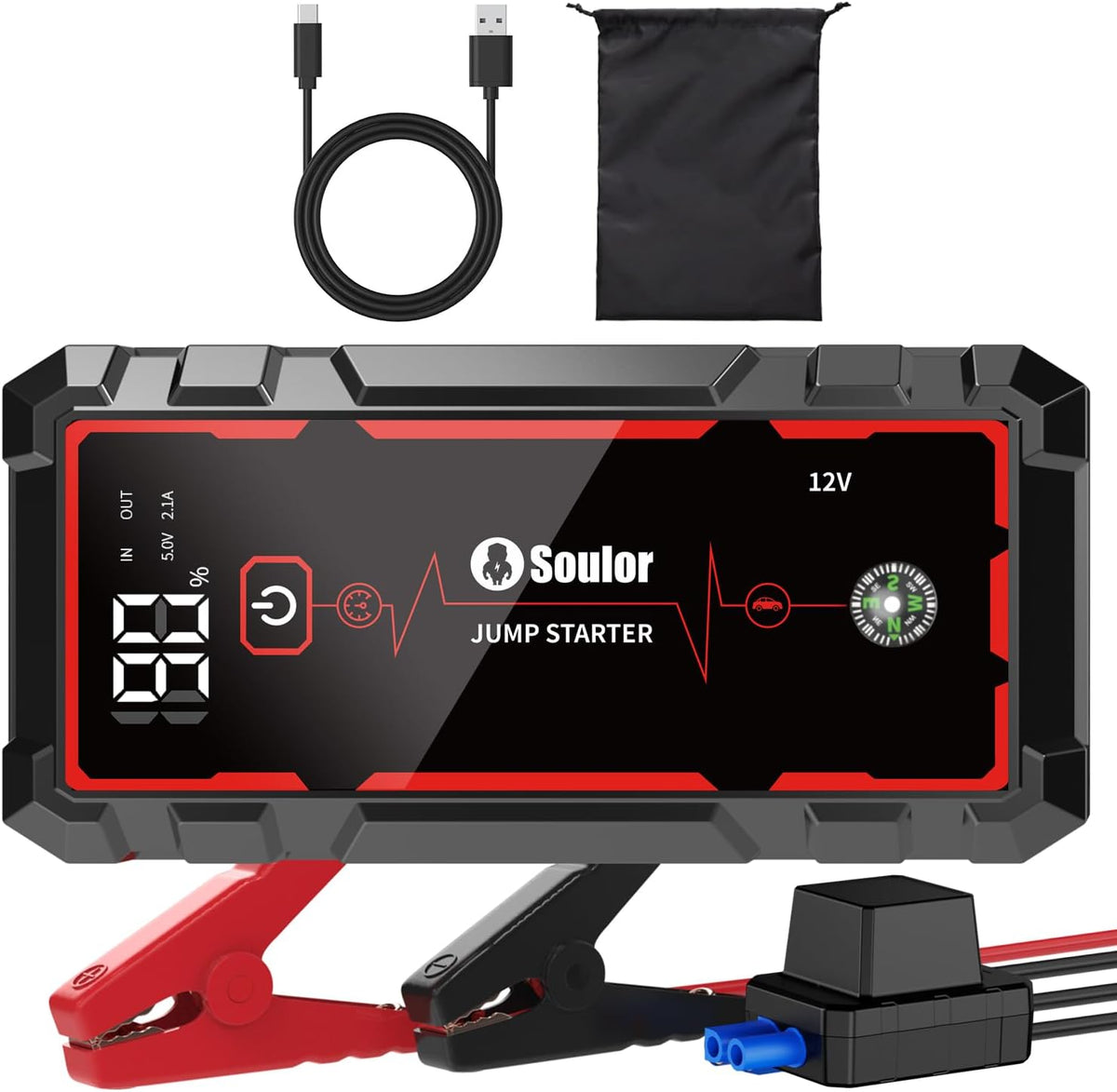 Jump Starter Battery Jumper Starter Portable Car Battery Jump Starter 5000A