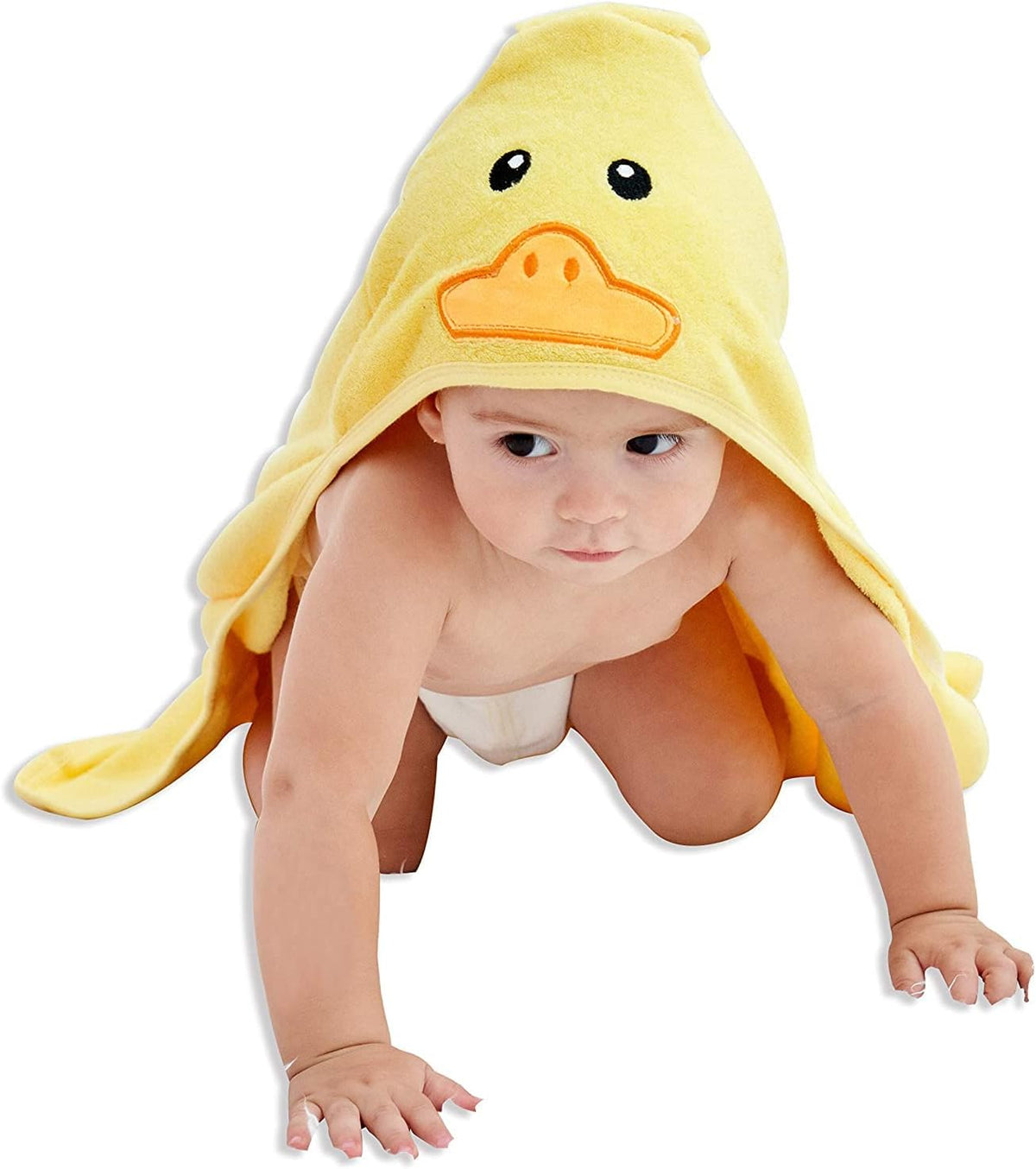 HIPHOP PANDA Ultra Soft Hooded Baby Towel - 2-Layer Thick 500GSM Absorbent