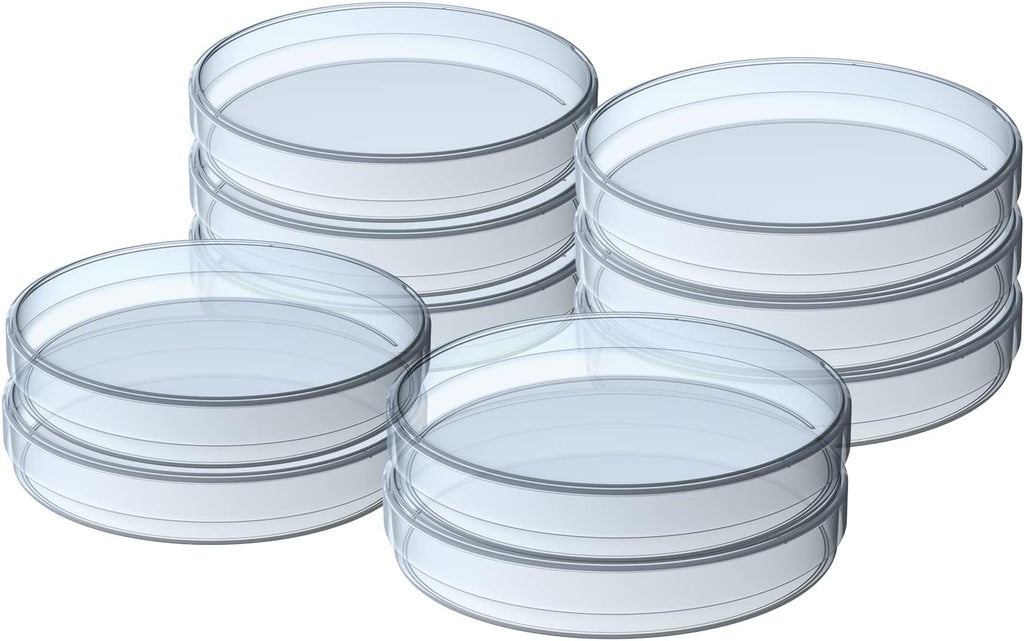 6 Packs Agar Petri Dishes Home Mold Test Kit, Science Project Kit, Mushroom Grow, Potato Dextrose Agar Plates Test HVAC System,Home Surfaces, Air Quality Includes Detailed Mold Identification Guide
