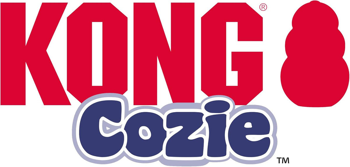 KONG Cozie Marvin Moose Plush Dog Toy, for Small/Medium Dogs | Soft Indoor Cuddle Plush Toy with a Squeaker & Minimal Stuffing, Great for Snuggling & Gentle Indoor Play