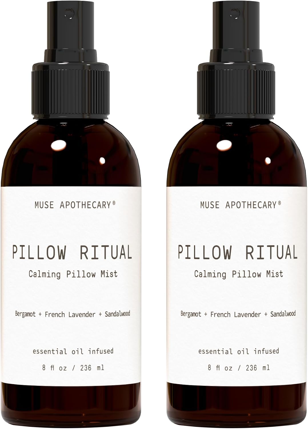 Muse Apothecary Linen Ritual - Aromatic, Soothing, and Relaxing Linen Spray for Bedding, Laundry and Fabric Spray Freshener - Infused with Aromatherapy Essential Oils - Lavender Serenity