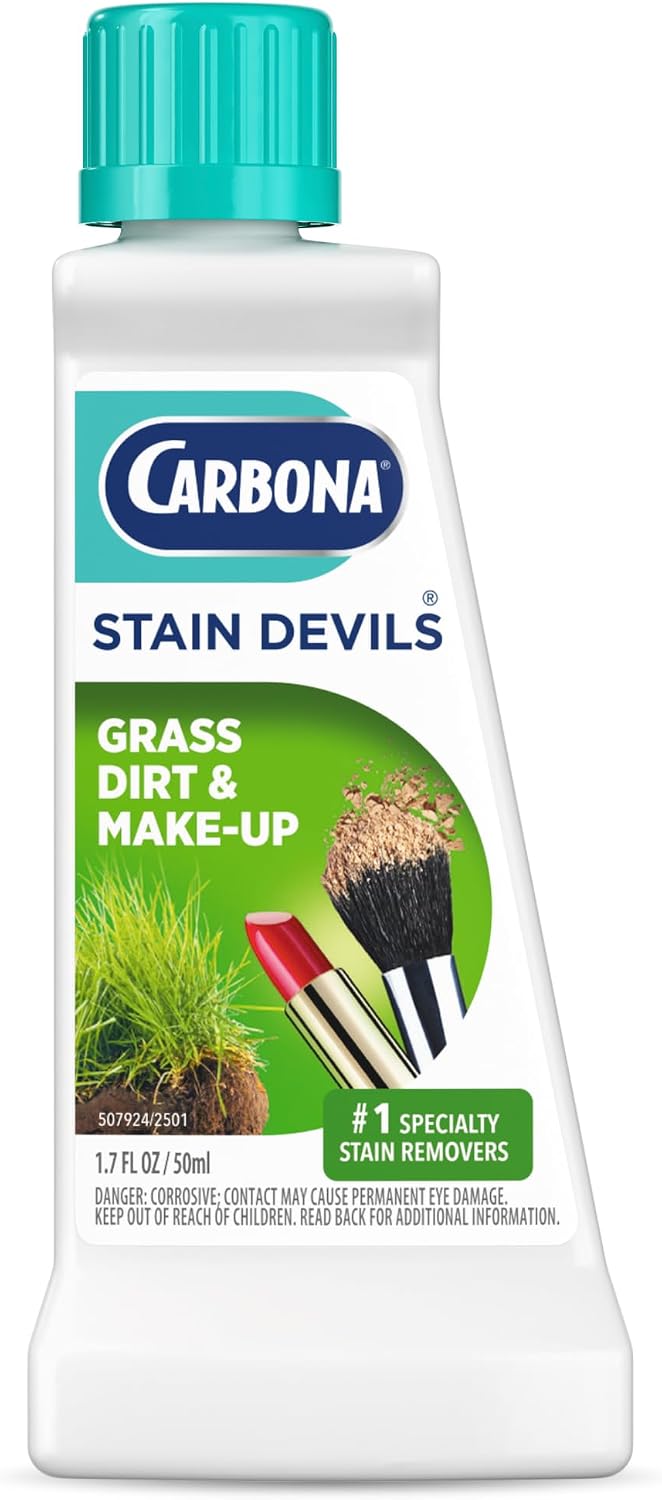 Carbona Stain Devils #5 (1.7 Fl Oz), Targeted Spot Cleaner for Fat & Cooking Oil Stains, Safe on Skin & Washable Fabrics