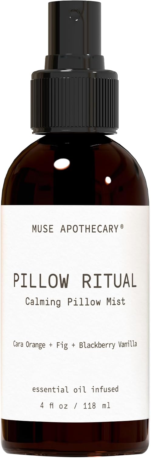 Muse Apothecary Linen Ritual - Aromatic, Soothing, and Relaxing Linen Spray for Bedding, Laundry and Fabric Spray Freshener - Infused with Aromatherapy Essential Oils - Lavender Serenity