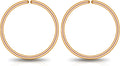 Small Gold or Sterling Silver Huggie Hoop Earrings for Women Cartilage Nose Helix Tragus