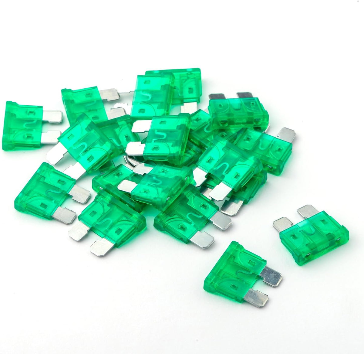 3 Amp Fuse HVAC ATO 20Pcs - 3A Standard Blade Car Fuses Replacement