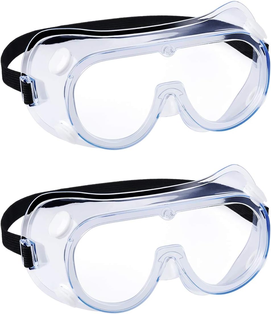 Safety Goggles Over Glasses, Anti Fog Protective Eyewear for Lab
