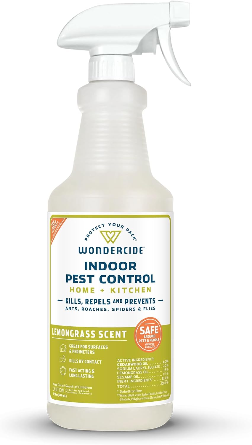 Wondercide - Indoor Pest Control Spray for Home & Kitchen Peppermint 16 oz