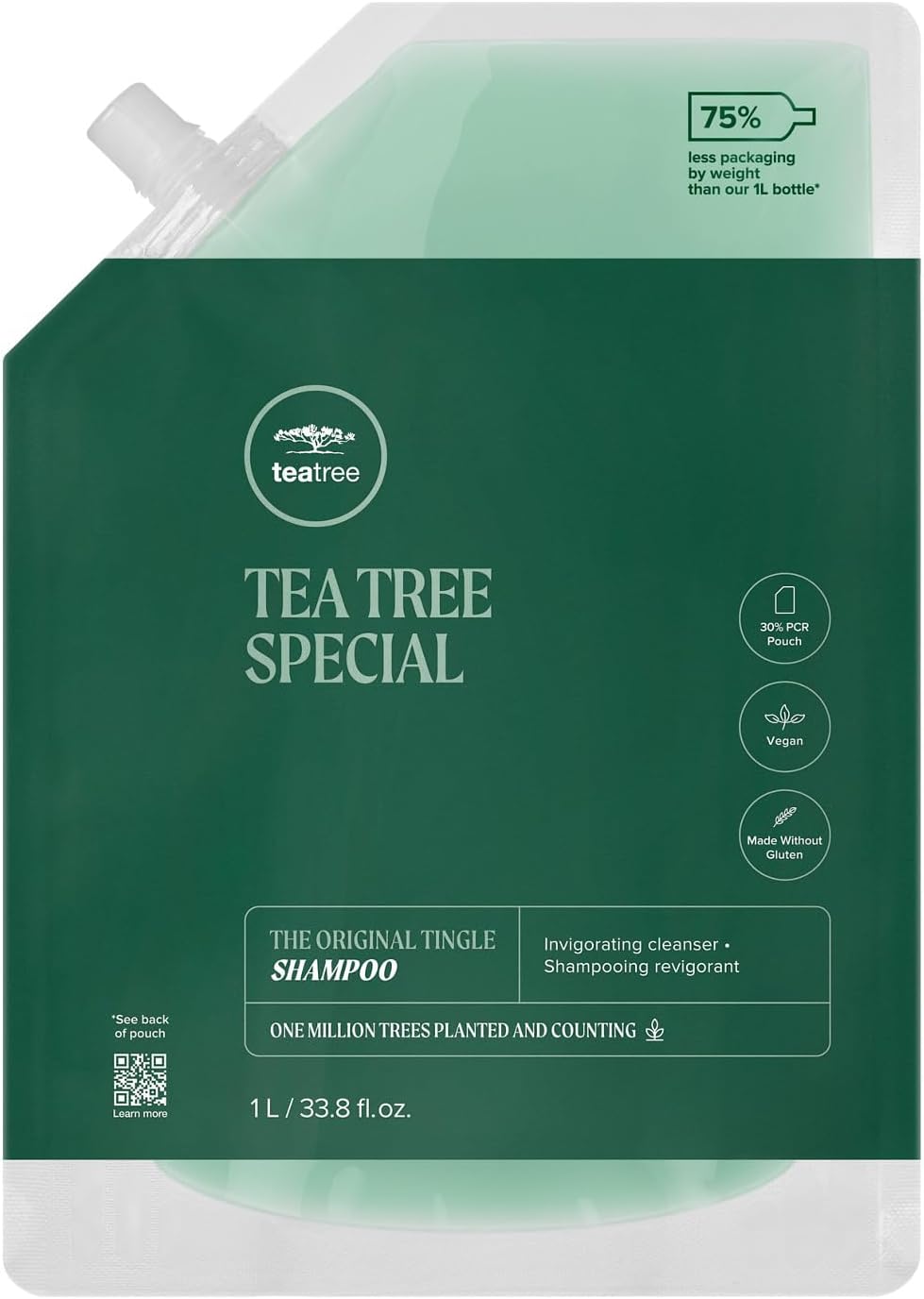 Tea Tree Special Shampoo, Deep Cleans, Refreshes Scalp, Especially Oily Hair, For All Hair Types