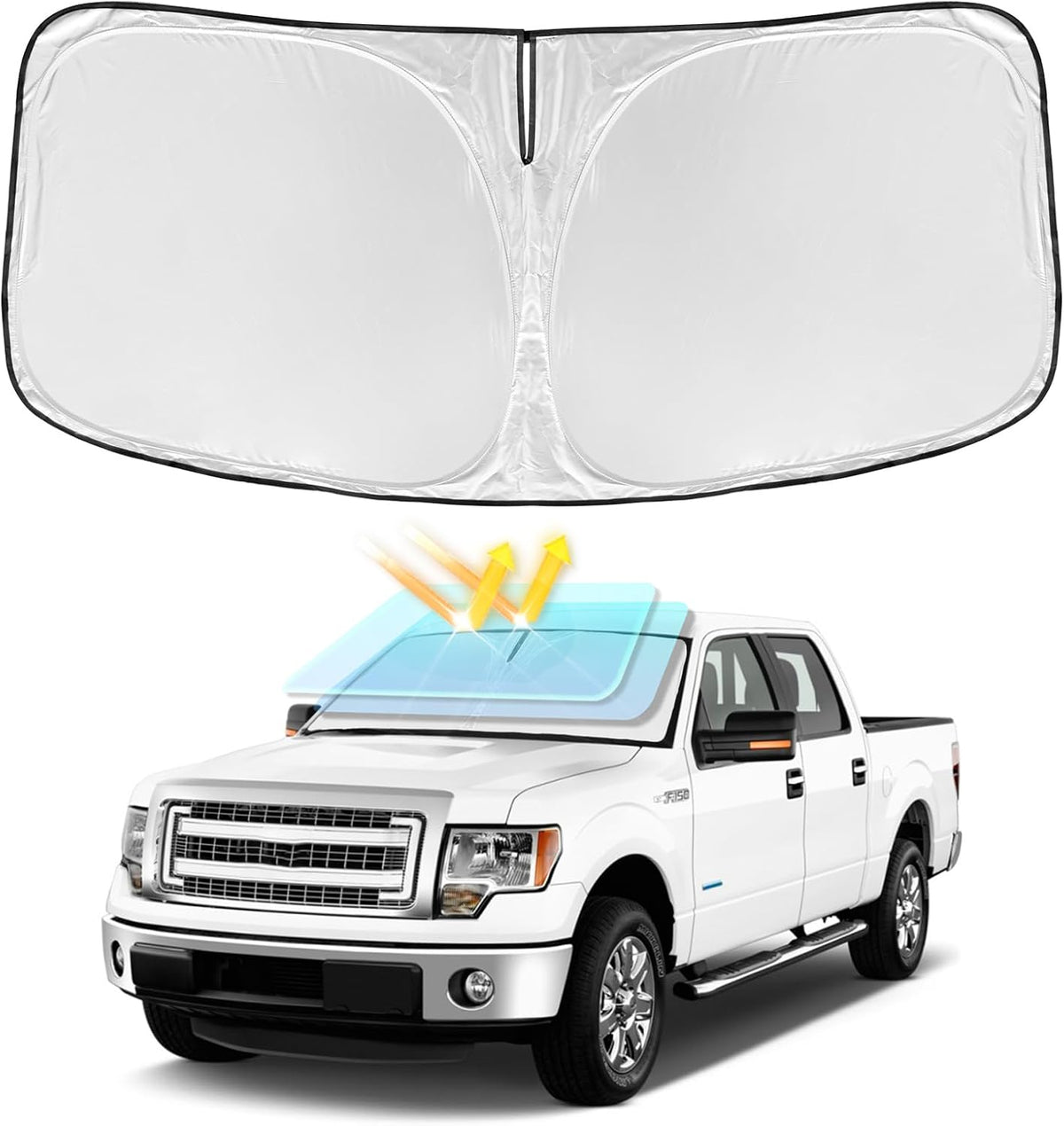 for Toyota Tacoma 2016-2024 2025 2026 Sun Shade Sunshade Windshield Cover