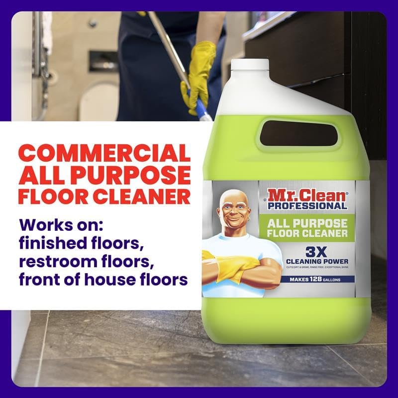 Mr. Clean PRO All Purpose Floor Cleaner for Hardwood & Tile (1 gal, 3 pack)