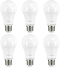 Linkind A19 LED Light Bulbs Dimmable, 60W Equivalent, Energy Efficient 9W, 2700K, 800 Lumens, E26 Standard Base, Lighting for Bedroom Living Room Home Office, 6 Packs