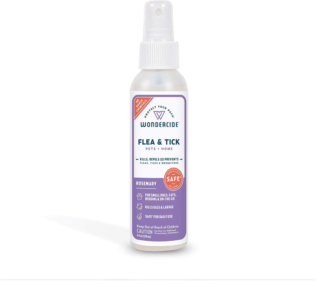 Wondercide - Flea, Tick & Mosquito Spray for Pets and Home with Natural Essential Oils - Killer, Control, Prevention, Treatment - Lemongrass 16 oz