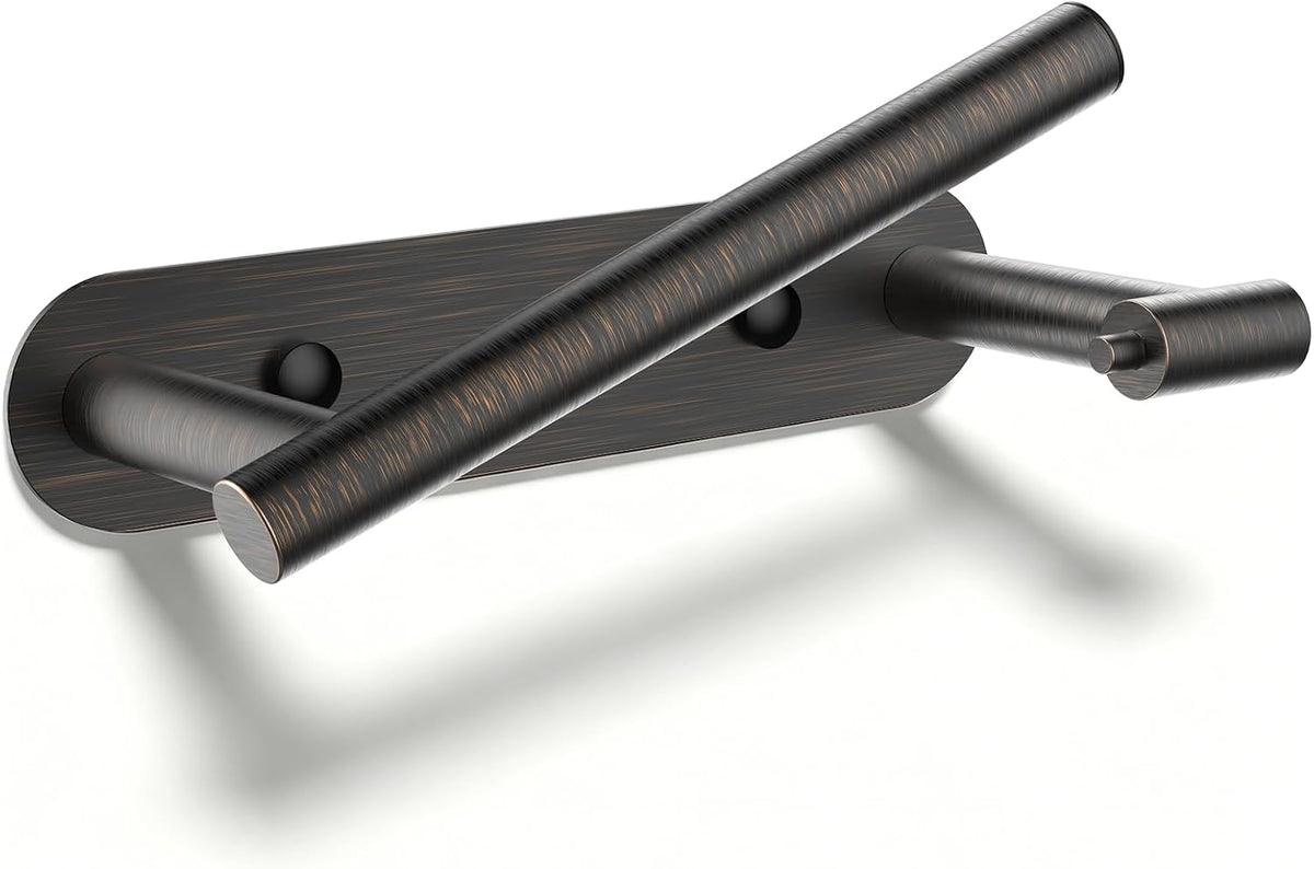 SetSail Toilet Paper Holder Adhesive or Screw-in Matte Black