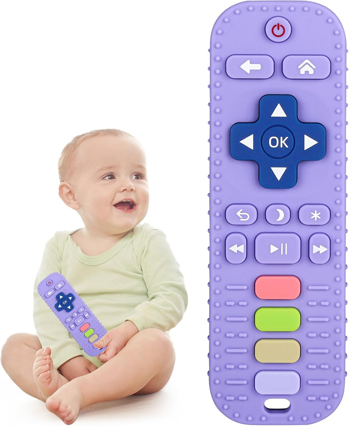 Chuya Baby Teether Toy Chew Toys for Babies 3-24 Months