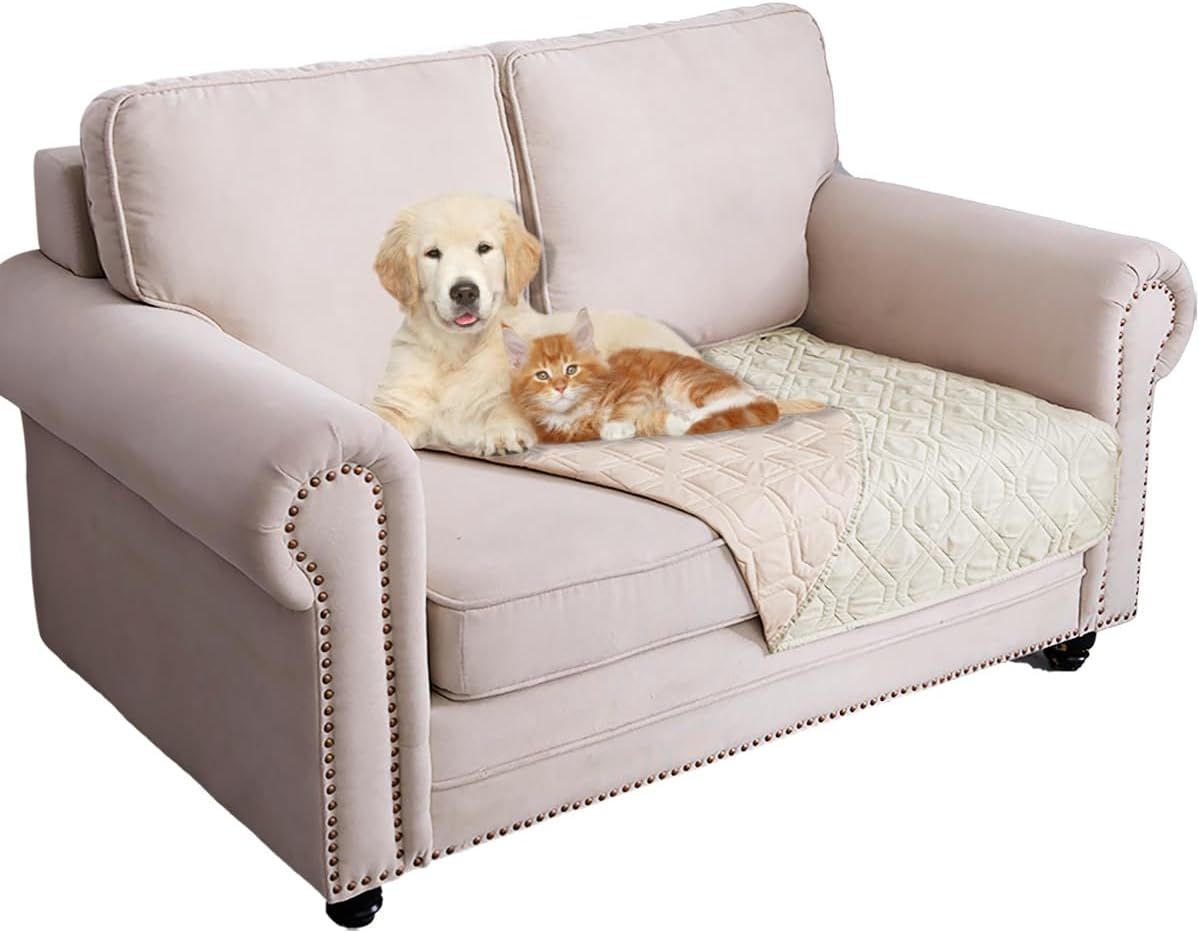 Ameritex Waterproof Dog Bed Blankets Cover for Bed Couch Sofa Reversible